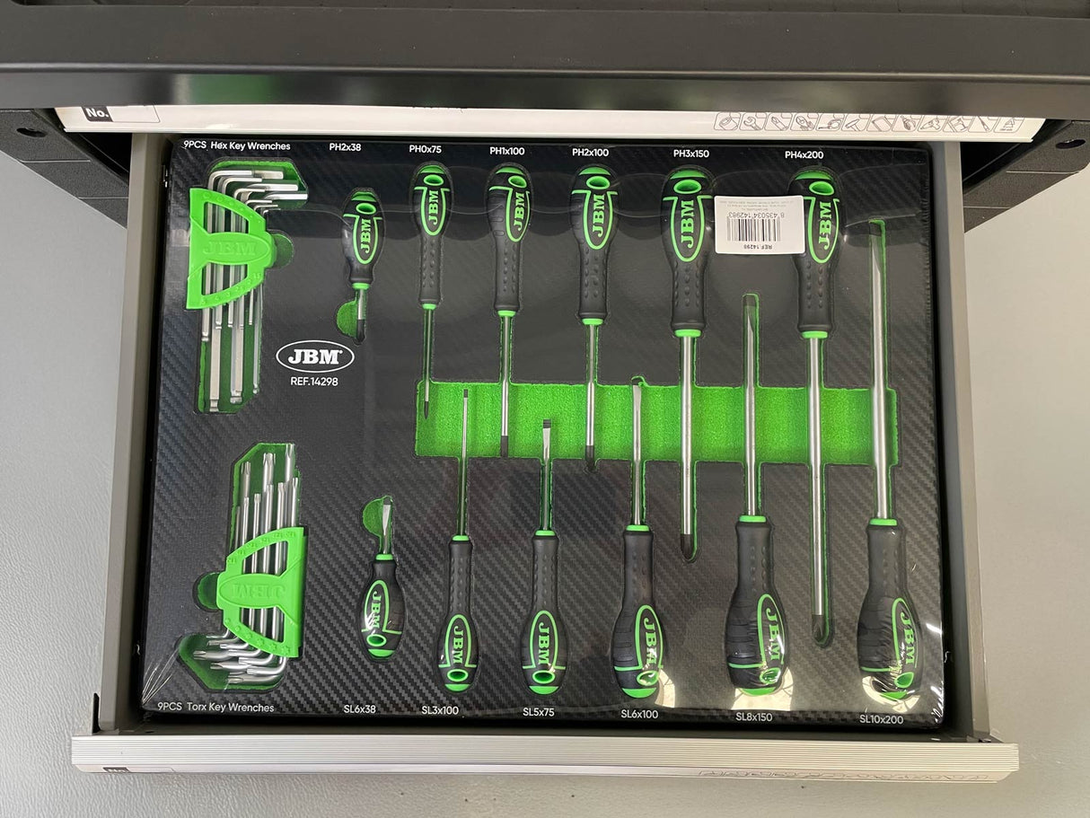 Tool cabinet incl. 177 pcs. Tools (JA1004TC)