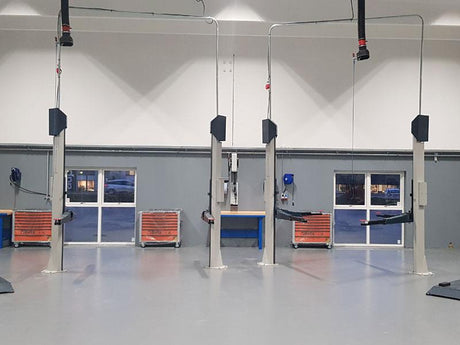 2-post Electromechanical baseless lift - 3500kg - Euro line (JA3500T-E)