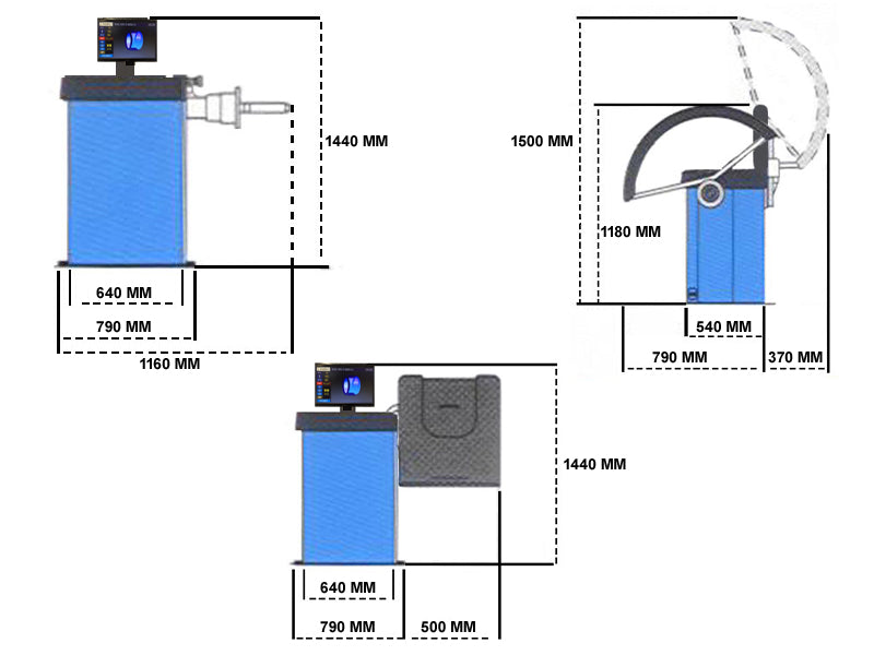 Wheel balancer (DWC-10-E)