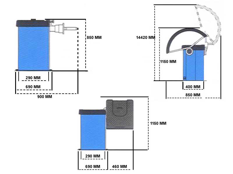 Wheel balancer (DWC-8-E)