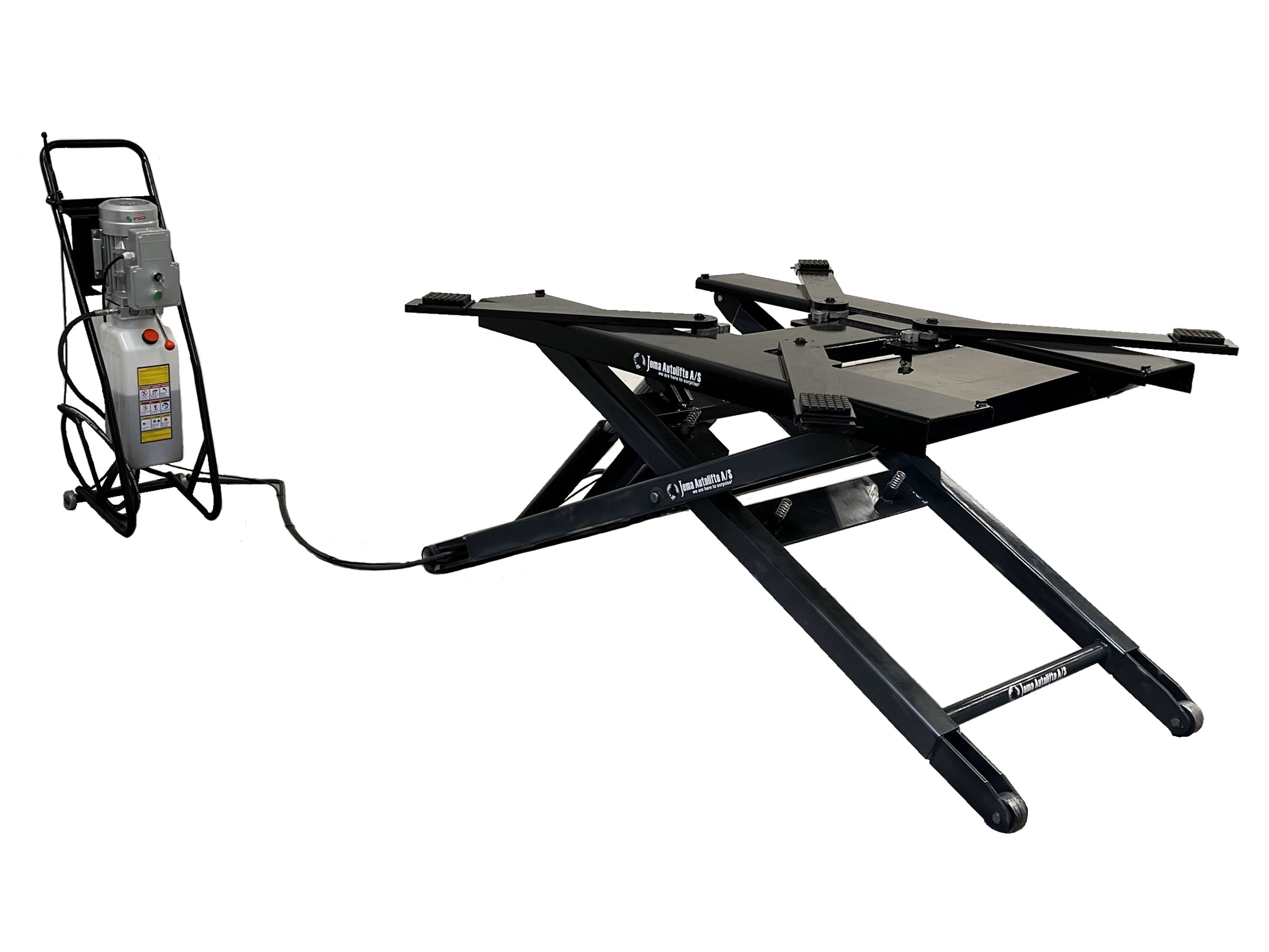 Scissor car lift Mobile Service - 2800 kg. - Basic line (JA2.8Mini