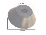 Wheel balancer extra large cone and spacerring - Basic line (JA0010WC)