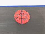 Rubber lifting plaforms for 2 post lift - Euro line (00730)