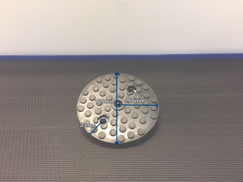 Rubber lifting platforms for 2 Post lifts (JA0006RB)