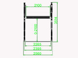 2-Post parking lift - Basic line (JA2700PA)