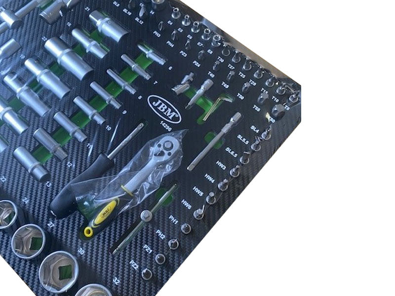 Socket wrench set 108 parts - (14296)