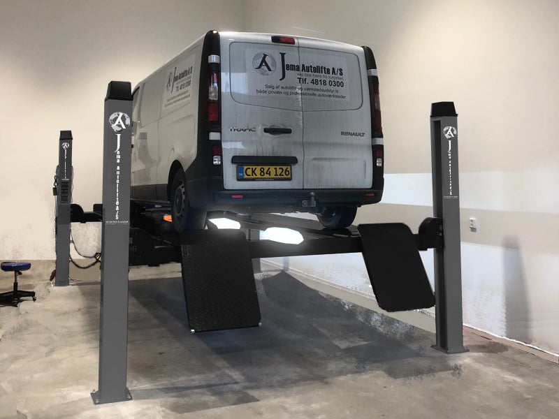 4-Post alignment car lift - hydraulic - 5500kg - Basic line (JA5501F)