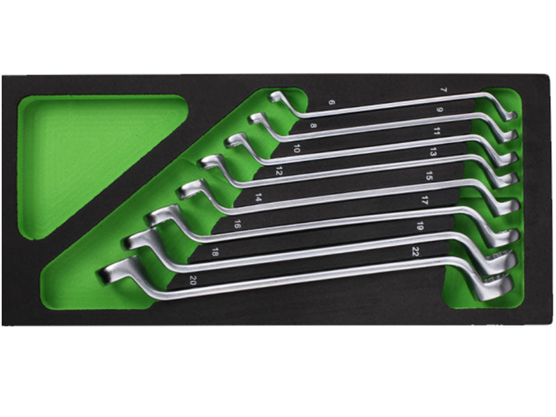 Offset ring spanners 8 pcs. - (11997)