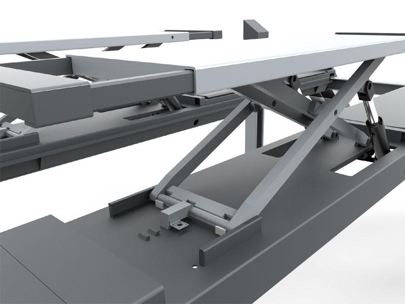 4-Post car lift - hydraulic - 5000kg - Euro line (JA5001F-E)