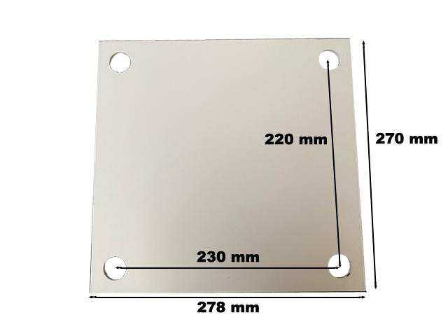 4 Post lift sims for base plate (35000014)
