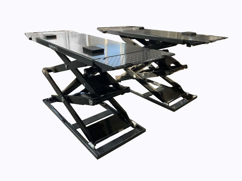 Scissor car lift - Low profile / Floor mounted - 3800 kg. - Basic line (JA6000S)
