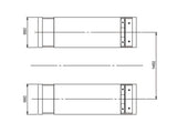 Scissor car lift - in-ground installation - 3800kg. - Basic line (JA6001S)
